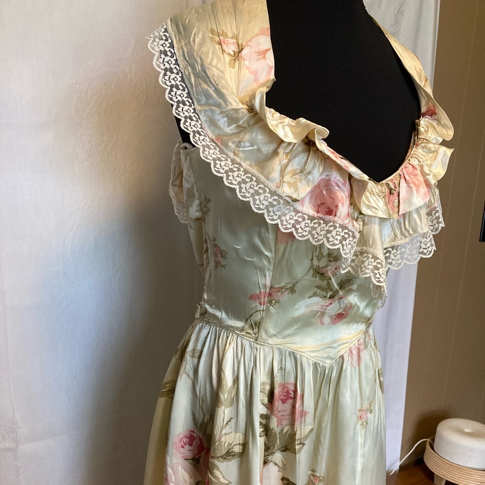 Gunne Sax Vintage Dress Size 9 - Picture 3 of 16
